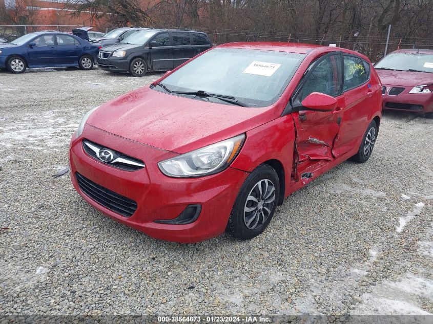 2013 Hyundai Accent Gs VIN: KMHCT5AE6DU140642 Lot: 38564673