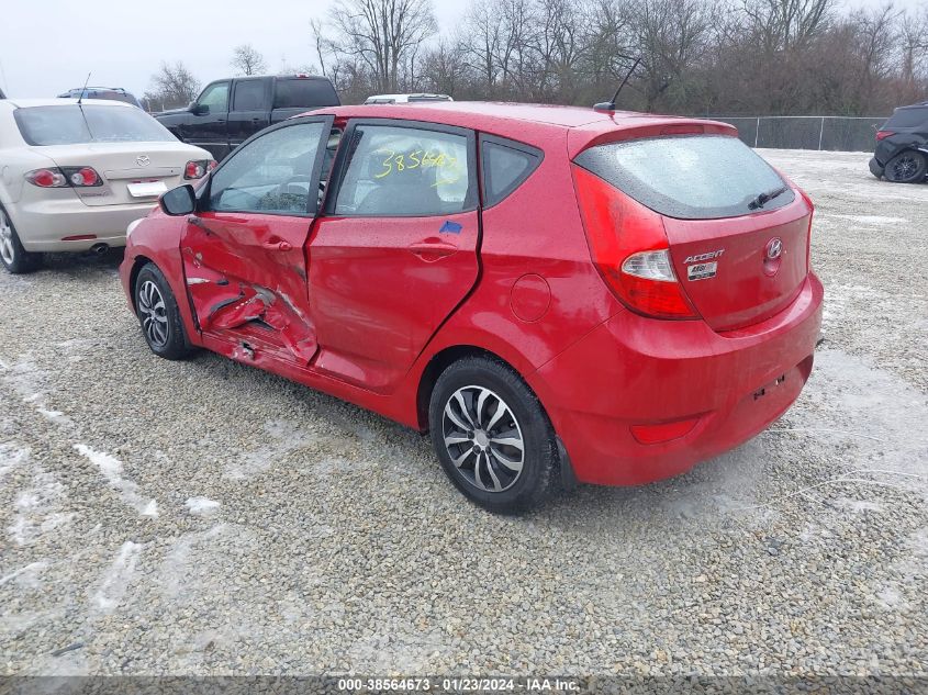 2013 Hyundai Accent Gs VIN: KMHCT5AE6DU140642 Lot: 38564673