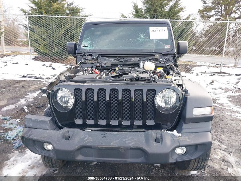 2021 Jeep Wrangler Sport S 4X4 VIN: 1C4HJXAG5MW503174 Lot: 38564738