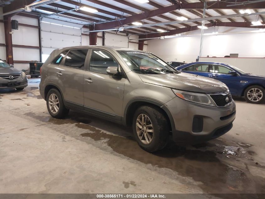 2014 Kia Sorento Lx VIN: 5XYKT3A62EG473260 Lot: 38565171