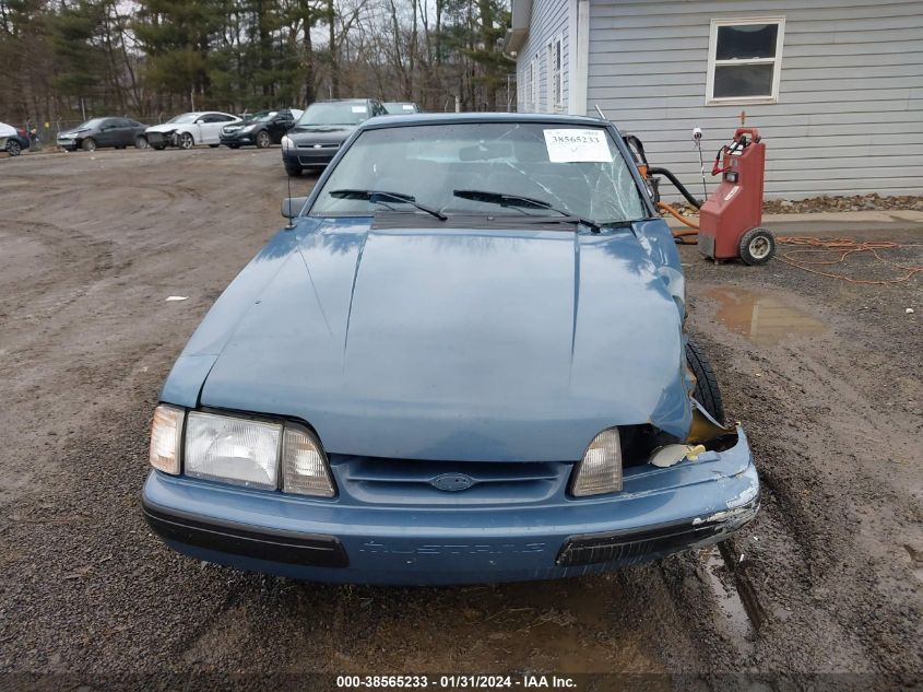 1987 Ford Mustang Lx VIN: 1FABP41E9HF154386 Lot: 38565233