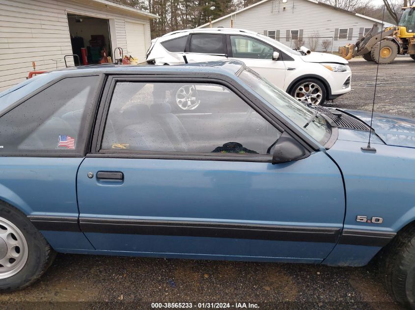 1987 Ford Mustang Lx VIN: 1FABP41E9HF154386 Lot: 38565233