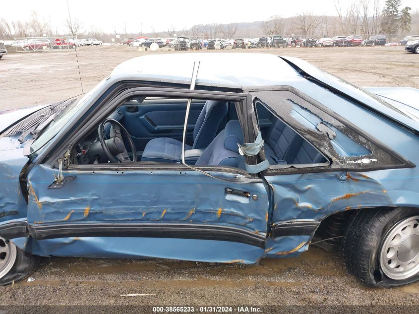 1987 Ford Mustang Lx VIN: 1FABP41E9HF154386 Lot: 38565233