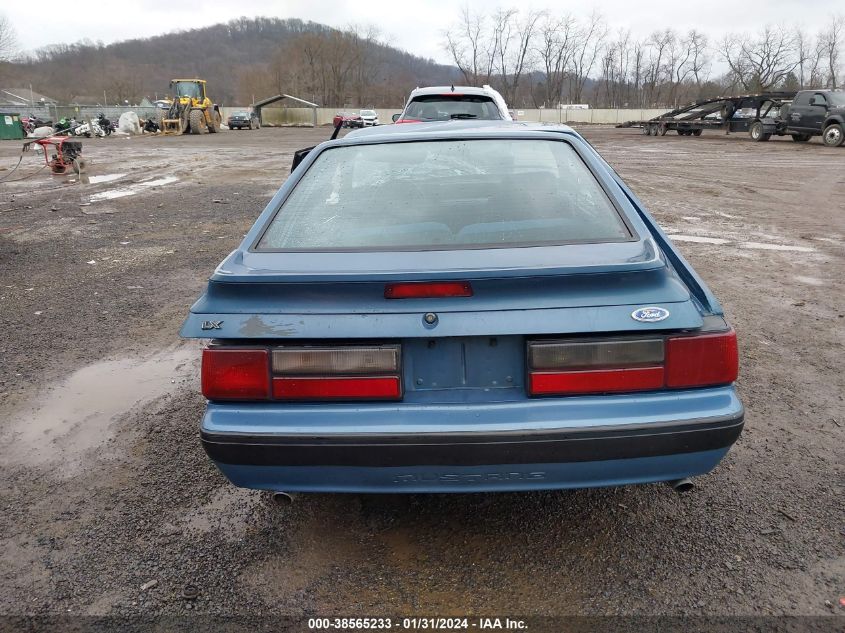 1987 Ford Mustang Lx VIN: 1FABP41E9HF154386 Lot: 38565233