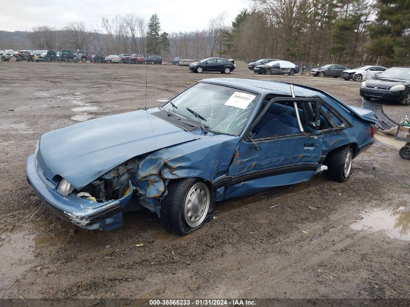 1987 Ford Mustang Lx VIN: 1FABP41E9HF154386 Lot: 38565233