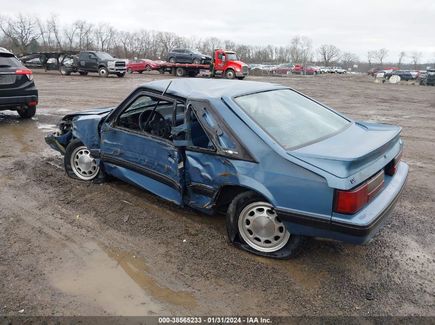 1987 Ford Mustang Lx VIN: 1FABP41E9HF154386 Lot: 38565233