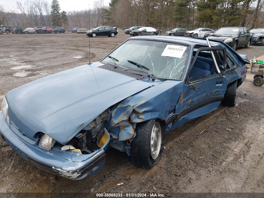 1987 Ford Mustang Lx VIN: 1FABP41E9HF154386 Lot: 38565233