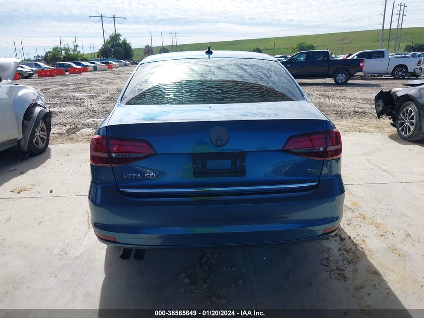 2017 Volkswagen Jetta 1.8T Sel/1.8T Sel Premium VIN: 3VWL17AJ6HM378338 Lot: 38565649