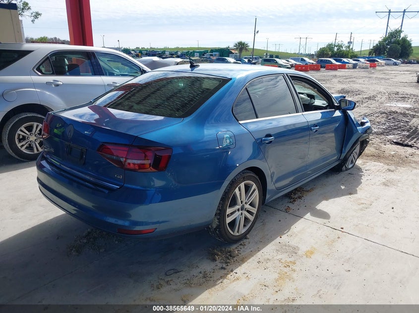 2017 Volkswagen Jetta 1.8T Sel/1.8T Sel Premium VIN: 3VWL17AJ6HM378338 Lot: 38565649