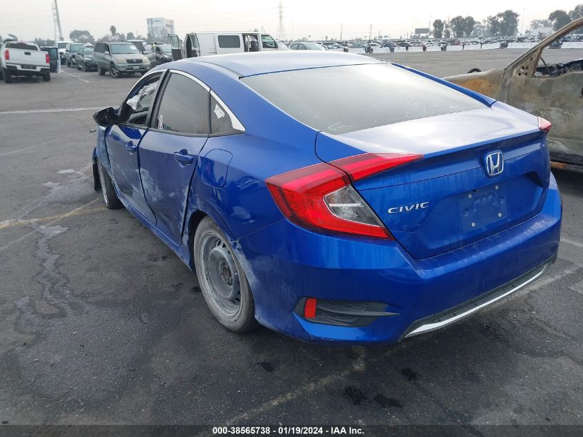 19XFC2F63KE203774 2019 Honda Civic Lx