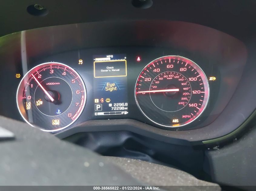 2019 Subaru Impreza 2.0I Sport VIN: 4S3GTAM67K3748739 Lot: 38565822