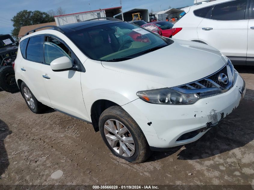 2014 Nissan Murano Sl VIN: JN8AZ1MU9EW406073 Lot: 38566028