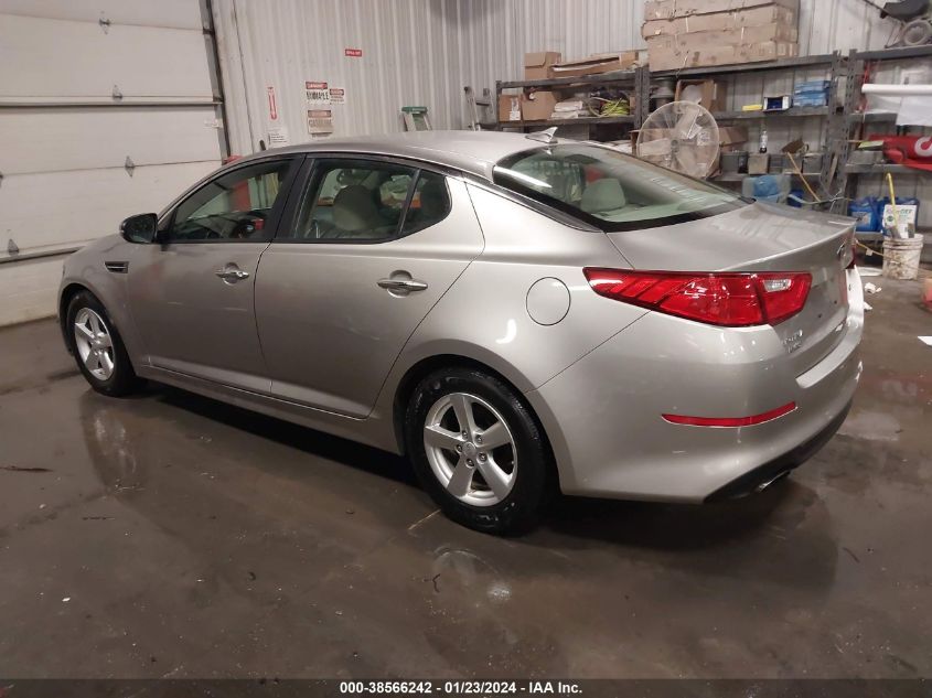 2015 Kia Optima Lx VIN: KNAGM4A72F5547690 Lot: 38566242