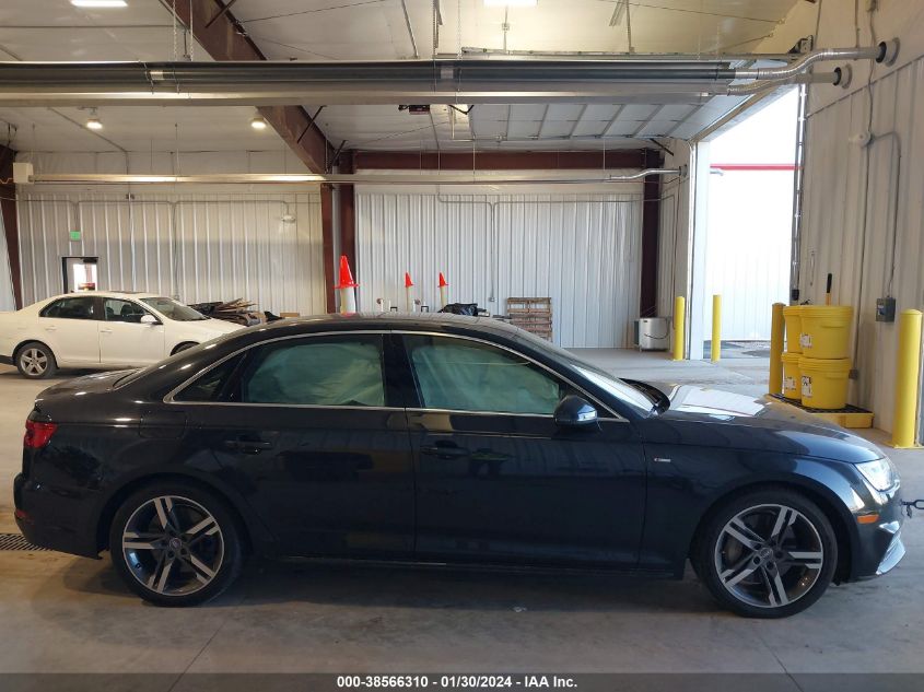 2017 Audi A4 2.0T Premium VIN: WAUENAF4XHN024812 Lot: 38566310