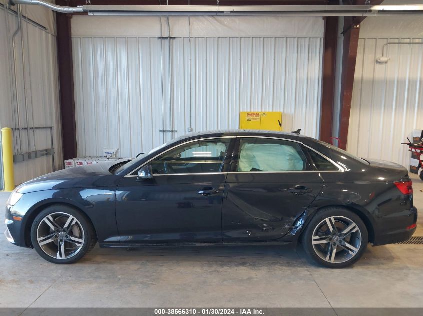 2017 Audi A4 2.0T Premium VIN: WAUENAF4XHN024812 Lot: 38566310