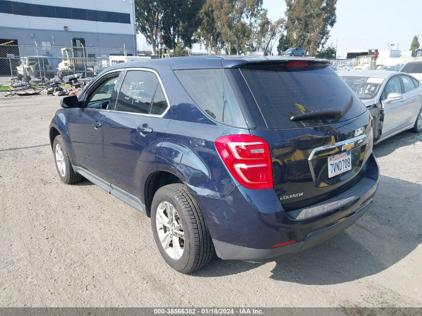 2GNALBEK8H6101265 2017 Chevrolet Equinox Ls