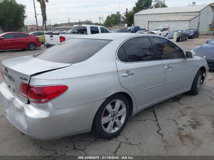 2005 Lexus Es 330 VIN: JTHBA30G455075233 Lot: 38566470