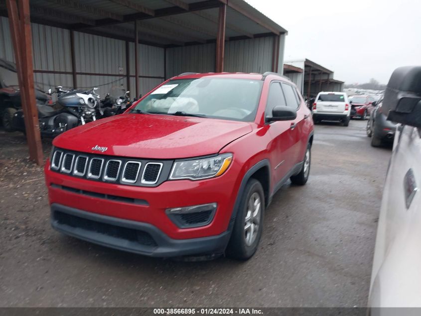 2017 Jeep New Compass Sport Fwd VIN: 3C4NJCAB2HT659846 Lot: 38566895