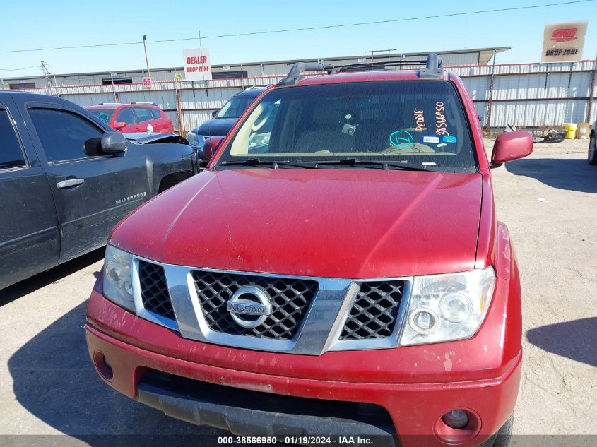 1N6AD07U76C476719 2006 Nissan Frontier Le