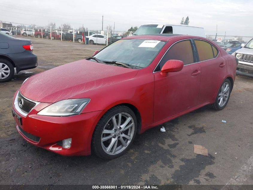 2007 Lexus Is 250 VIN: JTHBK262272042724 Lot: 38566981