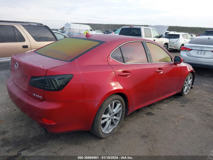 2007 Lexus Is 250 VIN: JTHBK262272042724 Lot: 38566981