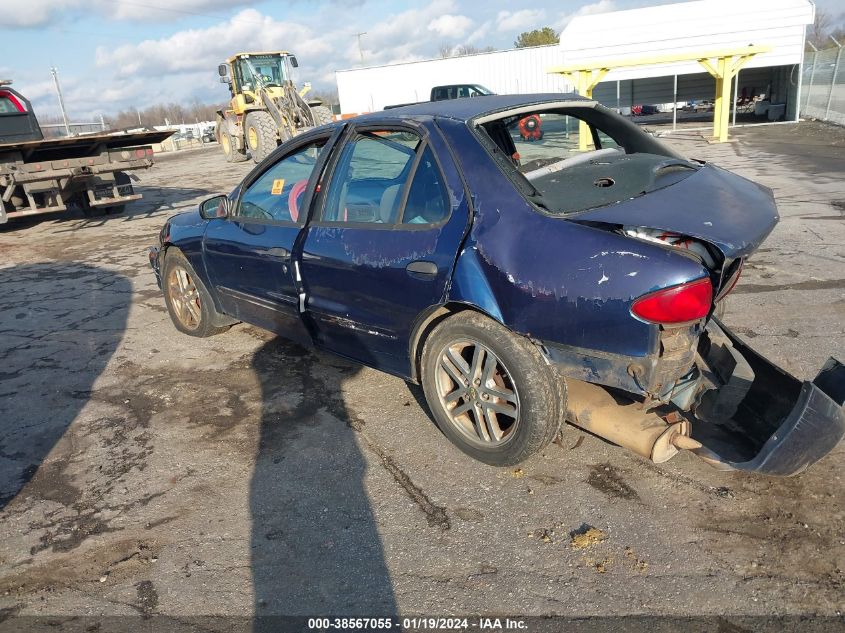 2001 Chevrolet Cavalier Ls VIN: 1G1JF524117386137 Lot: 38567055