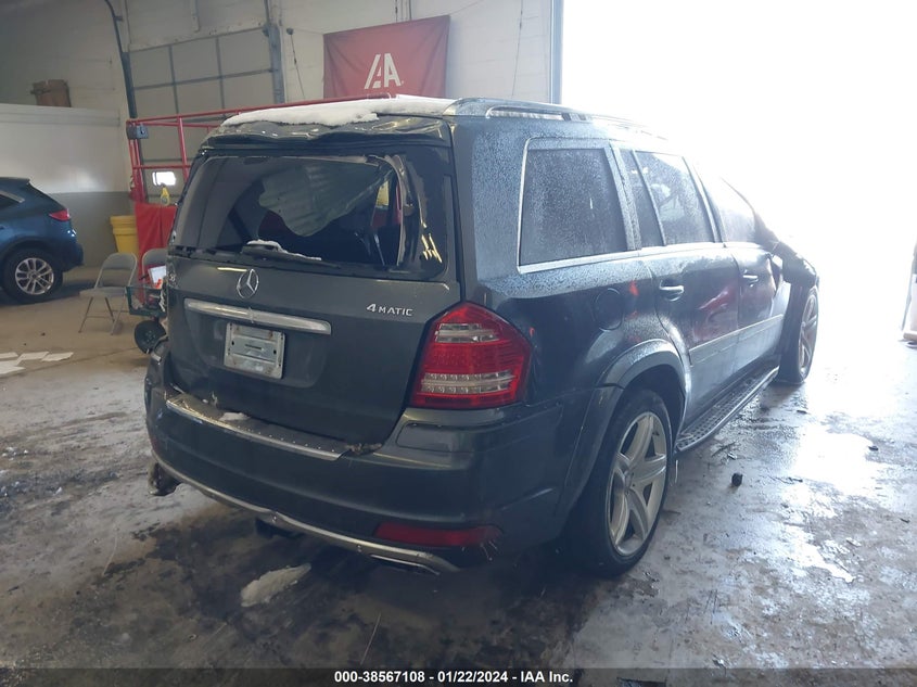 2012 Mercedes-Benz Gl 550 4Matic VIN: 4JGBF8GE7CA788292 Lot: 38567108