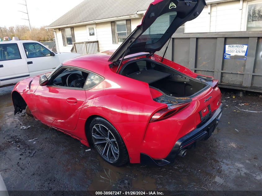 2022 Toyota Gr Supra 2.0 VIN: WZ1DB2C03NW051811 Lot: 38567247
