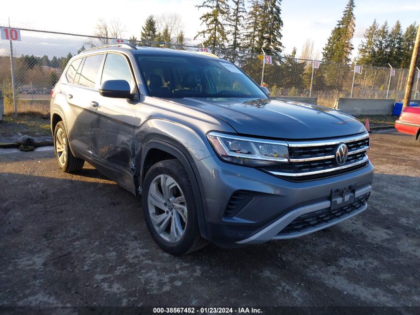 2021 Volkswagen Atlas 3.6L V6 Se W/Technology VIN: 1V2HR2CA5MC584696 Lot: 38567452