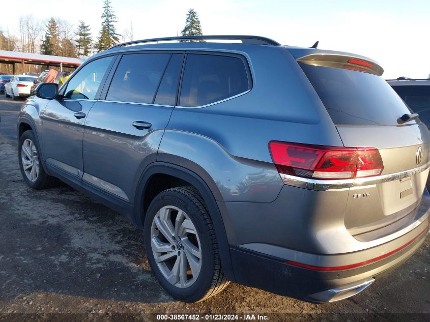 2021 Volkswagen Atlas 3.6L V6 Se W/Technology VIN: 1V2HR2CA5MC584696 Lot: 38567452