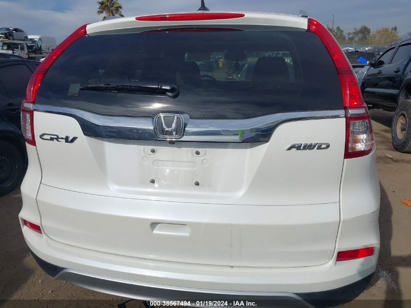 2015 Honda Cr-V Ex-L VIN: 5J6RM4H75FL122567 Lot: 38567494