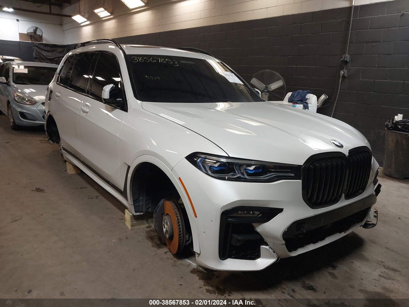 2022 BMW X7 M50I VIN: 5UXCX6C04N9M10518 Lot: 38567853