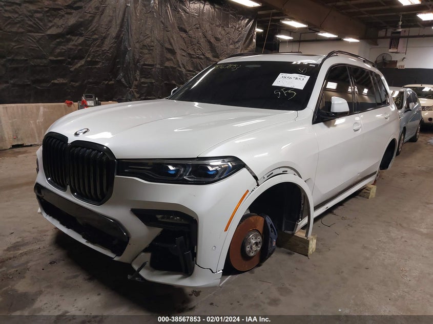 2022 BMW X7 M50I VIN: 5UXCX6C04N9M10518 Lot: 38567853