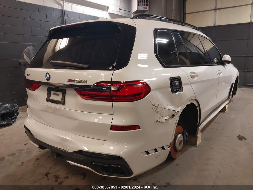 2022 BMW X7 M50I VIN: 5UXCX6C04N9M10518 Lot: 38567853