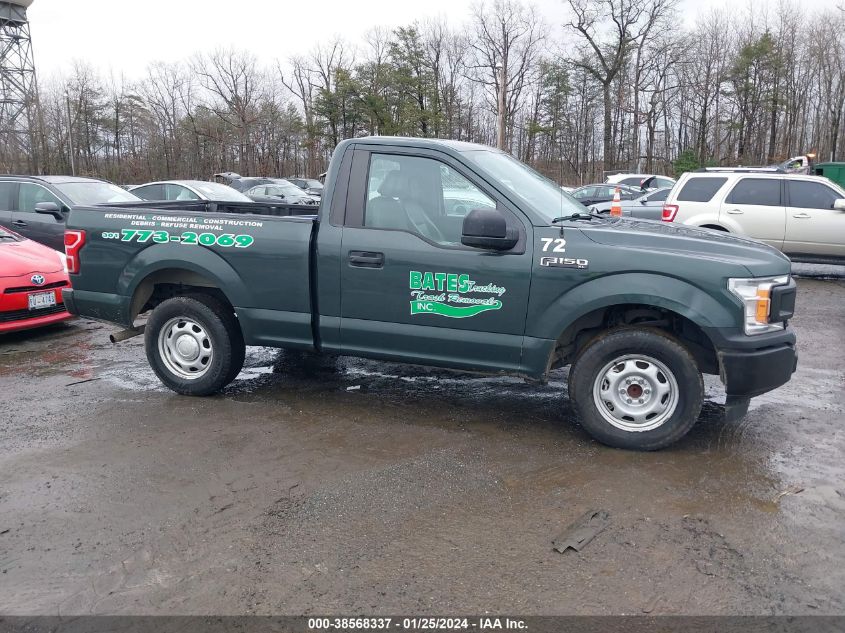 2018 Ford F-150 Xl VIN: 1FTMF1CB9JFE61229 Lot: 40738189