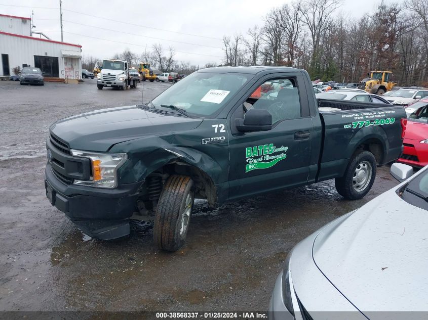 2018 Ford F-150 Xl VIN: 1FTMF1CB9JFE61229 Lot: 40738189