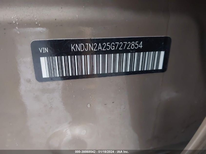 KNDJN2A25G7272854 2016 Kia Soul