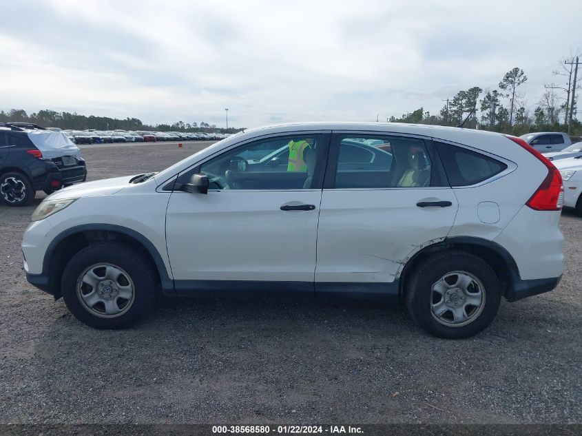 2015 Honda Cr-V Lx VIN: 5J6RM4H38FL037588 Lot: 38568580