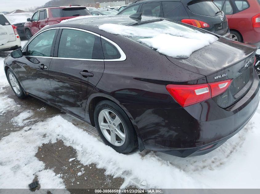 2020 Chevrolet Malibu Fwd Ls VIN: 1G1ZB5ST3LF017763 Lot: 38568589