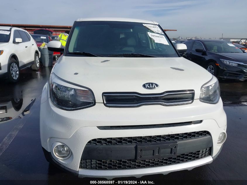 2017 Kia Soul + VIN: KNDJP3A54H7419709 Lot: 38568597