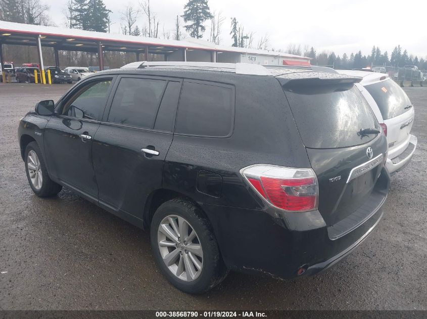 JTEEW44A082018024 2008 Toyota Highlander Hybrid Limited