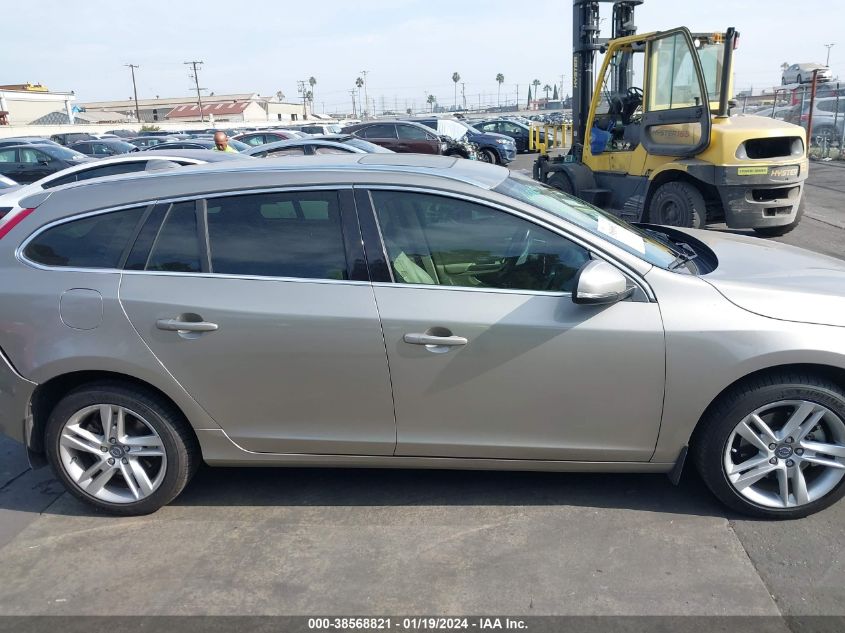 2015 Volvo V60 T5 Premier Plus VIN: YV140MEC2F1191719 Lot: 38568821