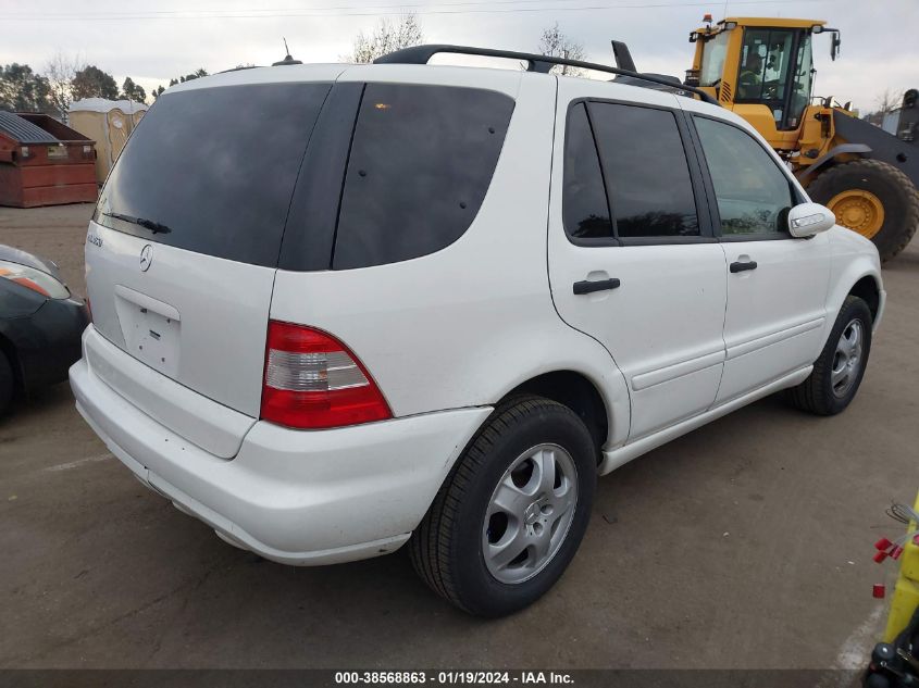 2003 Mercedes-Benz M-Class 3.7L VIN: 4JGAB57E93A416314 Lot: 38568863