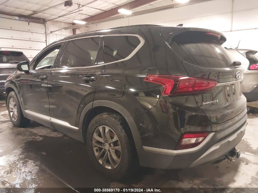 2020 Hyundai Santa Fe Sel VIN: 5NMS3CAD1LH168396 Lot: 38569170