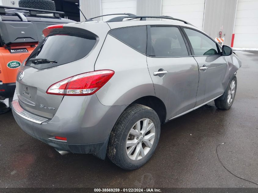 JN8AZ1MW8BW181366 2011 Nissan Murano Sl