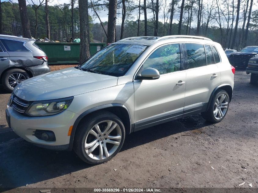 2013 Volkswagen Tiguan Sel VIN: WVGBV7AX9DW536474 Lot: 38569296