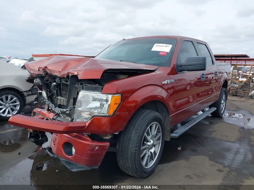 1FTFW1CFXEKD38922 2014 Ford F-150 Stx