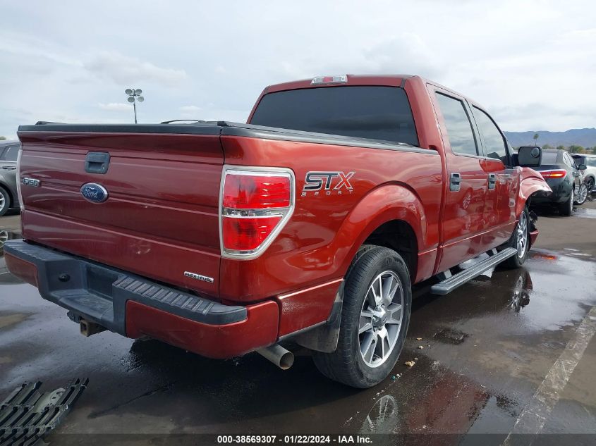 2014 Ford F-150 Stx VIN: 1FTFW1CFXEKD38922 Lot: 38569307