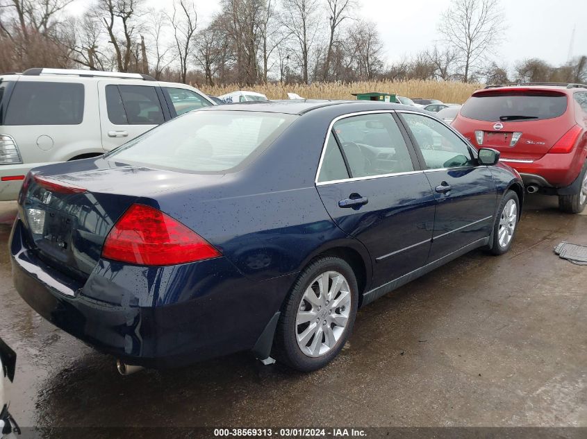 2007 Honda Accord 3.0 Se VIN: 1HGCM66447A040568 Lot: 38569313