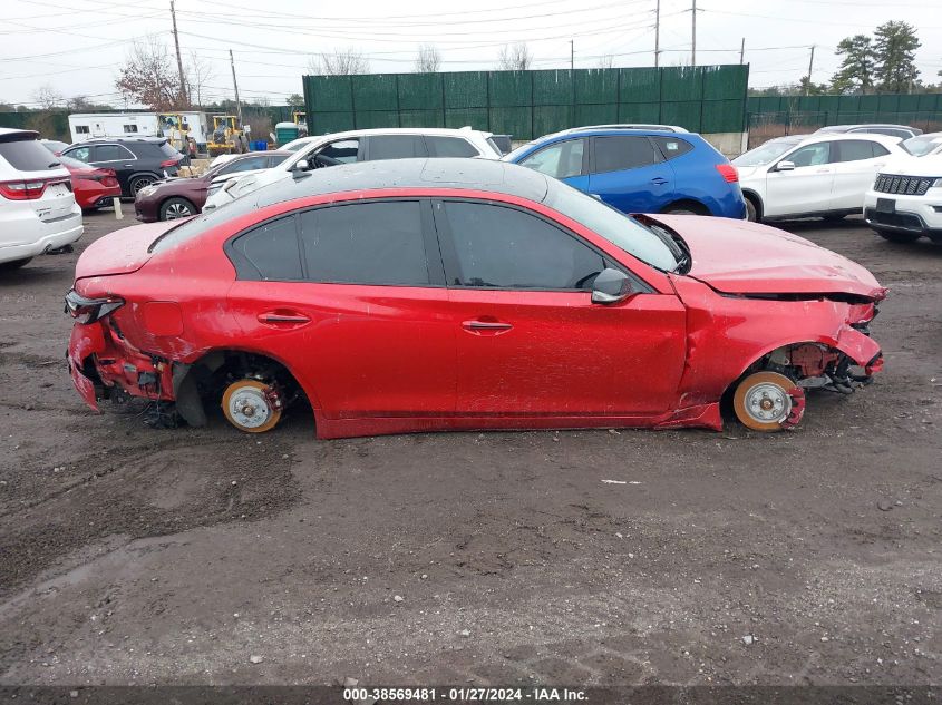 2021 Infiniti Q50 Sensory Awd VIN: JN1EV7CR2MM750236 Lot: 38569481